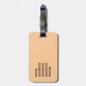 Balancing Giraffe Gepäckanhänger (Rückseite vertikal)