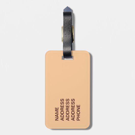 Balancing Giraffe Gepäckanhänger (Rückseite vertikal)