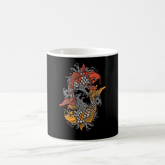 Balancing Koi Kaffeetasse (Mittel)