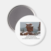 Balancing Rock Magnet (Vorderseite/Rückseite)