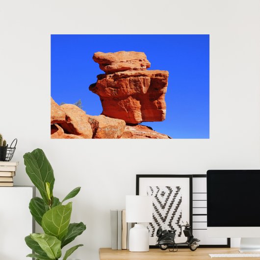 Balancing Rock Poster (Heimbüro)