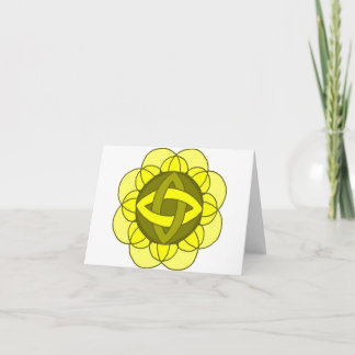 " Balancing the Solar Plexus Chakra" Note Card Karte