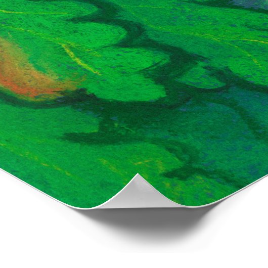 Balanis, Dryad Forest Goddess Spirit Fantasy Art Poster (Ecke)