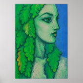 Balanis, Dryad Forest Goddess Spirit Fantasy Art Poster (Vorne)