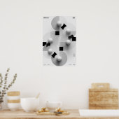 Balanza: Geometrische Serie Poster (Küche)