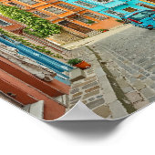 Balat Istanbul Türkei Wasserfarbe Poster (Ecke)