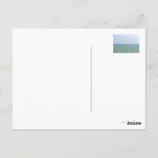 Balaton Regatta Postkarte (Rückseite)