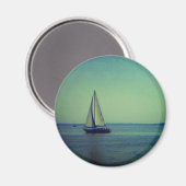 Balaton-Segeln Magnet (Vorderseite/Rückseite)