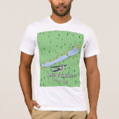 Balaton Ungarn Karte T-Shirt (Vorderseite)