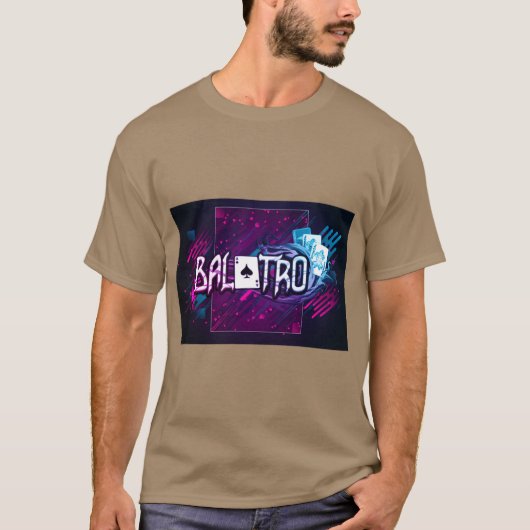 Balatro modernes Design Retro T-Shirt (Vorderseite)