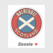 Balbeggie, Schottland Aufkleber (Blatt)