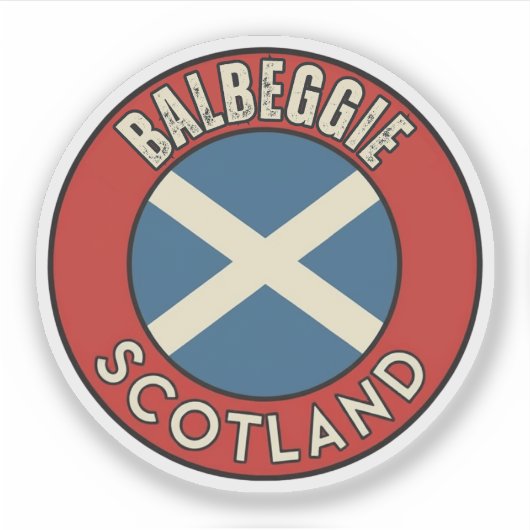 Balbeggie, Schottland Aufkleber (Vorderseite)