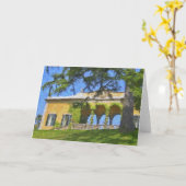 "Balbianellos Balaustre, Italien" Gruß-Karten Karte (Gelbe Blume)