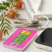 Balbina Periodenschlüsselring Schlüsselanhänger (Vorderseite rechts)