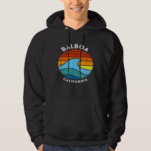 Balboa California Retro Wave Hoodie (Vorderseite)