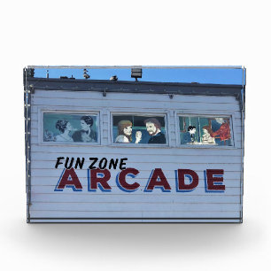 Balboa Fun Zone, Newport Beach, Kalifornien Fotoblock