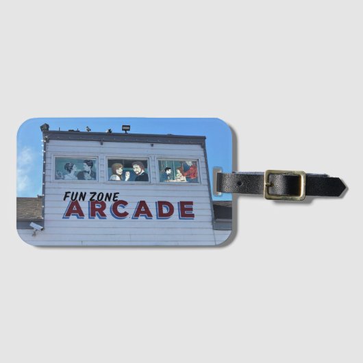 Balboa Fun Zone, Newport Beach, Kalifornien Gepäckanhänger (Vorderseite (Horizontal))