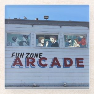 Balboa Fun Zone, Newport Beach, Kalifornien Glasuntersetzer