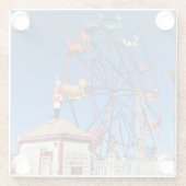 Balboa Fun Zone, Newport Beach, Kalifornien Glasuntersetzer (Rückseite)
