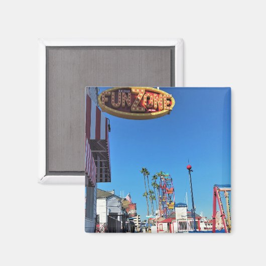 Balboa Fun Zone, Newport Beach, Kalifornien Magnet (Vorderseite/Rückseite)