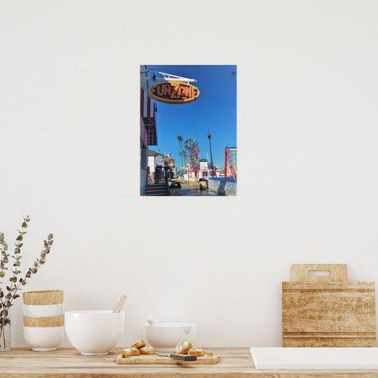 Balboa Fun Zone, Newport Beach, Kalifornien Poster (Küche)