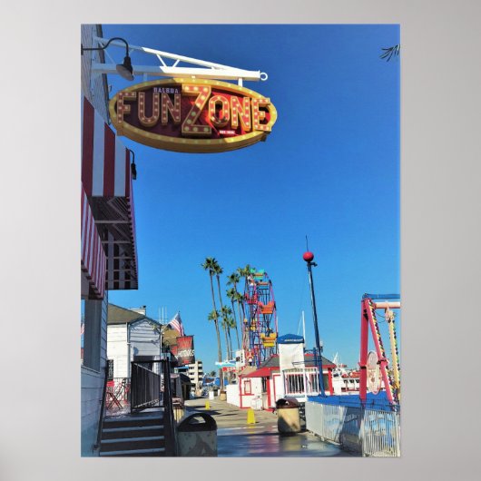 Balboa Fun Zone, Newport Beach, Kalifornien Poster (Vorne)