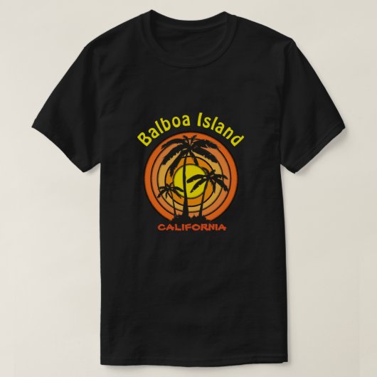 Balboa-Insel, CA T-Shirt (Design vorne)