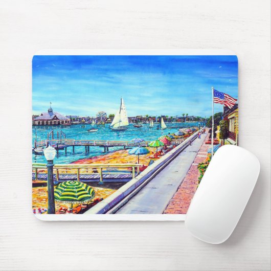 Balboa-Insel-Newport-Strand CA Mousepad (Mit Mouse)