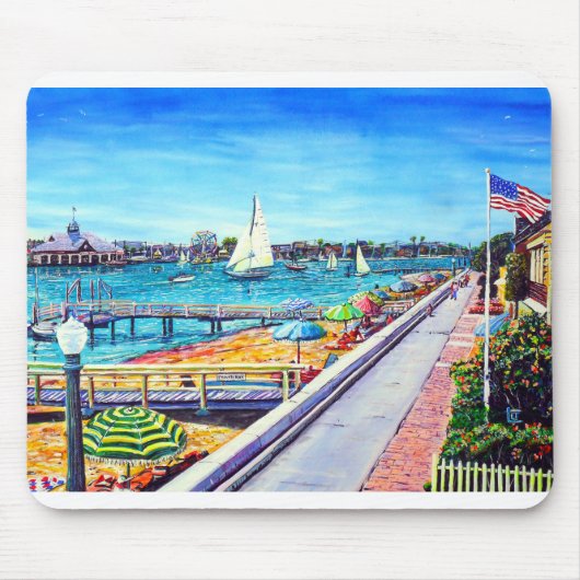 Balboa-Insel-Newport-Strand CA Mousepad (Vorne)