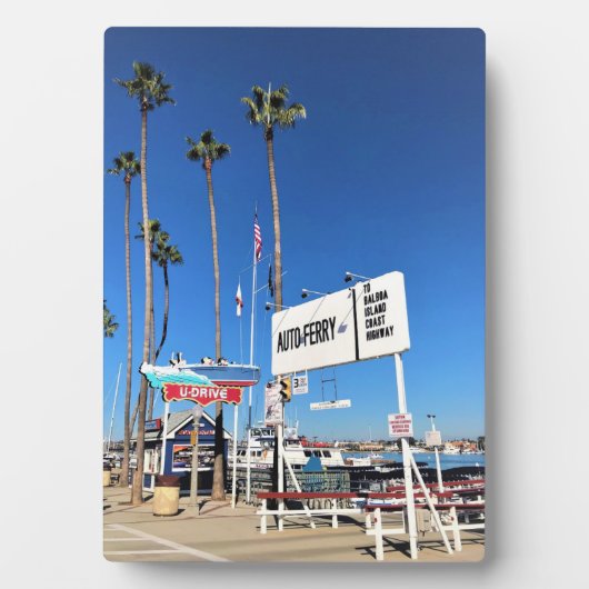 Balboa Island Ferry, Newport Beach, Kalifornien Fotoplatte (Vorderseite)