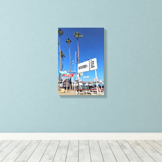 Balboa Island Ferry, Newport Beach, Kalifornien Leinwanddruck (Insitu (Holzboden))