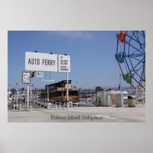 Balboa Island Fun Zone Poster (Vorne)