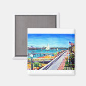 Balboa Island Newport Beach Ca. Magnet (Vorderseite/Rückseite)