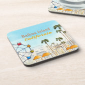 Balboa Island Newport Beach Untersetzer (Linke Seite)