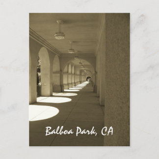 Balboa Park, CA Postkarte