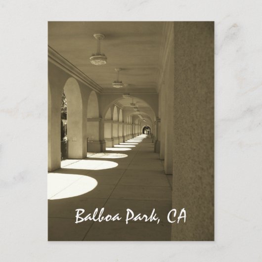 Balboa Park, CA Postkarte (Vorderseite)