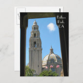 Balboa Park, CA Postkarte (Vorne/Hinten)