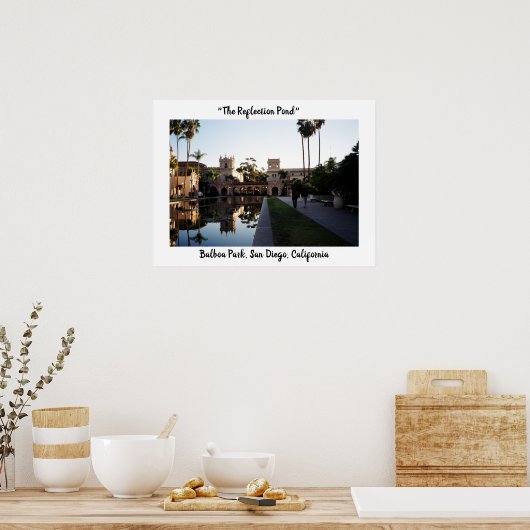 Balboa Park in Dusk Poster (Küche)