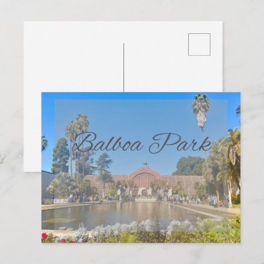 Balboa Park Postcard Postkarte (Vorne/Hinten)
