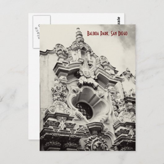 Balboa Park Postkarte (Vorne/Hinten)