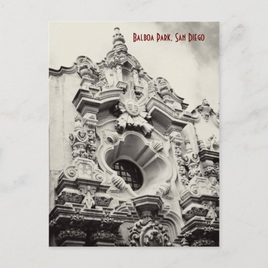 Balboa Park Postkarte (Vorderseite)