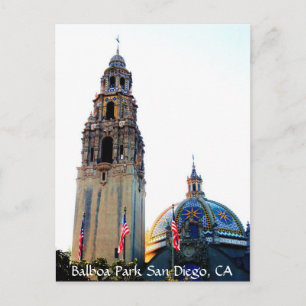 Balboa Park San Diego, CA Postkarte