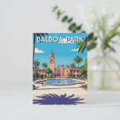 Balboa Park San Diego CA Travel Postkarte (Stehend Vorderseite)