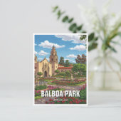 Balboa Park San Diego CA Travel Postkarte (Stehend Vorderseite)