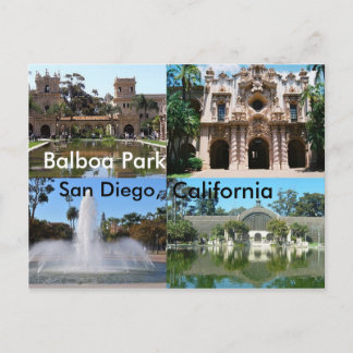 Balboa Park, San Diego, Kalifornien Postkarte