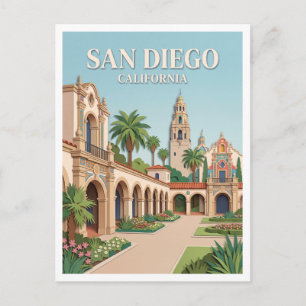 Balboa Park San Diego Kalifornien Postkarte