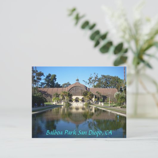 Balboa Park San Diego Postkarte (Stehend Vorderseite)