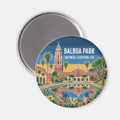 Balboa Park USA Magnet (Vorderseite/Rückseite)
