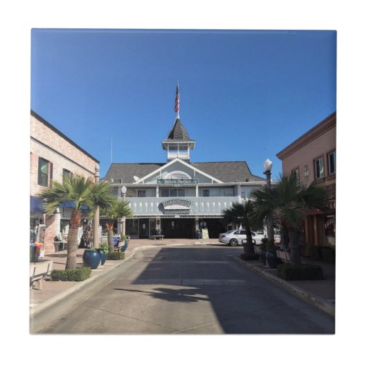 Balboa Pavillion, Newport Beach, Kalifornien Fliese (Vorderseite)