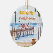 Balboa Pier Newport Beach Ornament (Rechts)